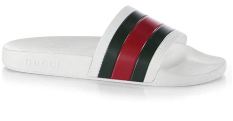 gucci white pursuit 72|Gucci Pursuit Pool Slides White Men's .